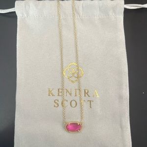 Kendra Scott gold Elisa necklaces in Azalea Illusion